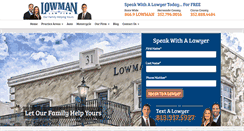 Desktop Screenshot of lowmanlawfirm.com